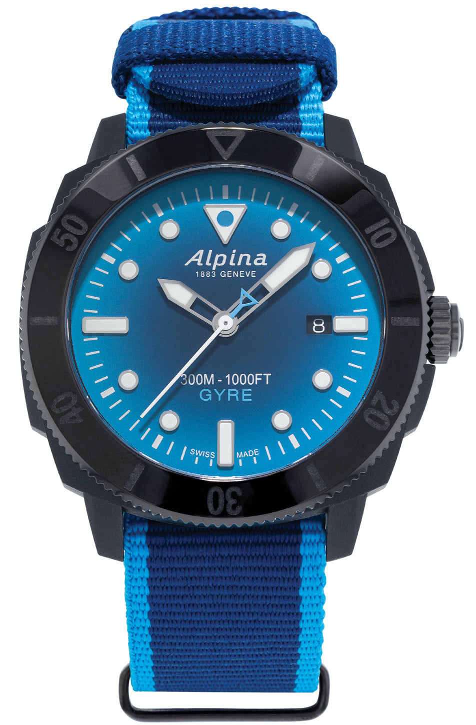 Photos - Wrist Watch Alpina Watch Seastrong Diver Gyre Smoked Blue Mens D ALP-342 