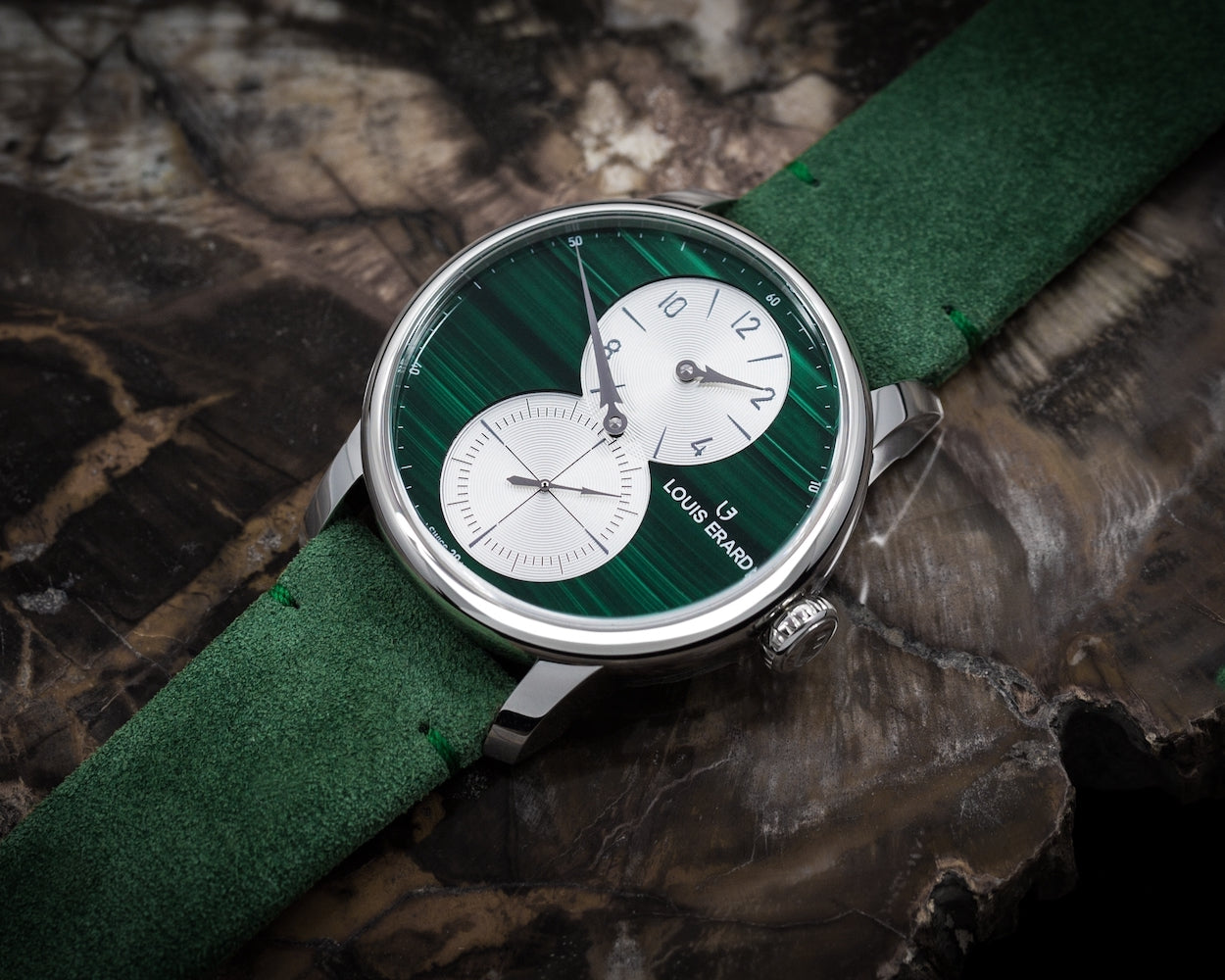 Louis Erard Watch Excellence Le Regulator Metier D'Art Malachite ...