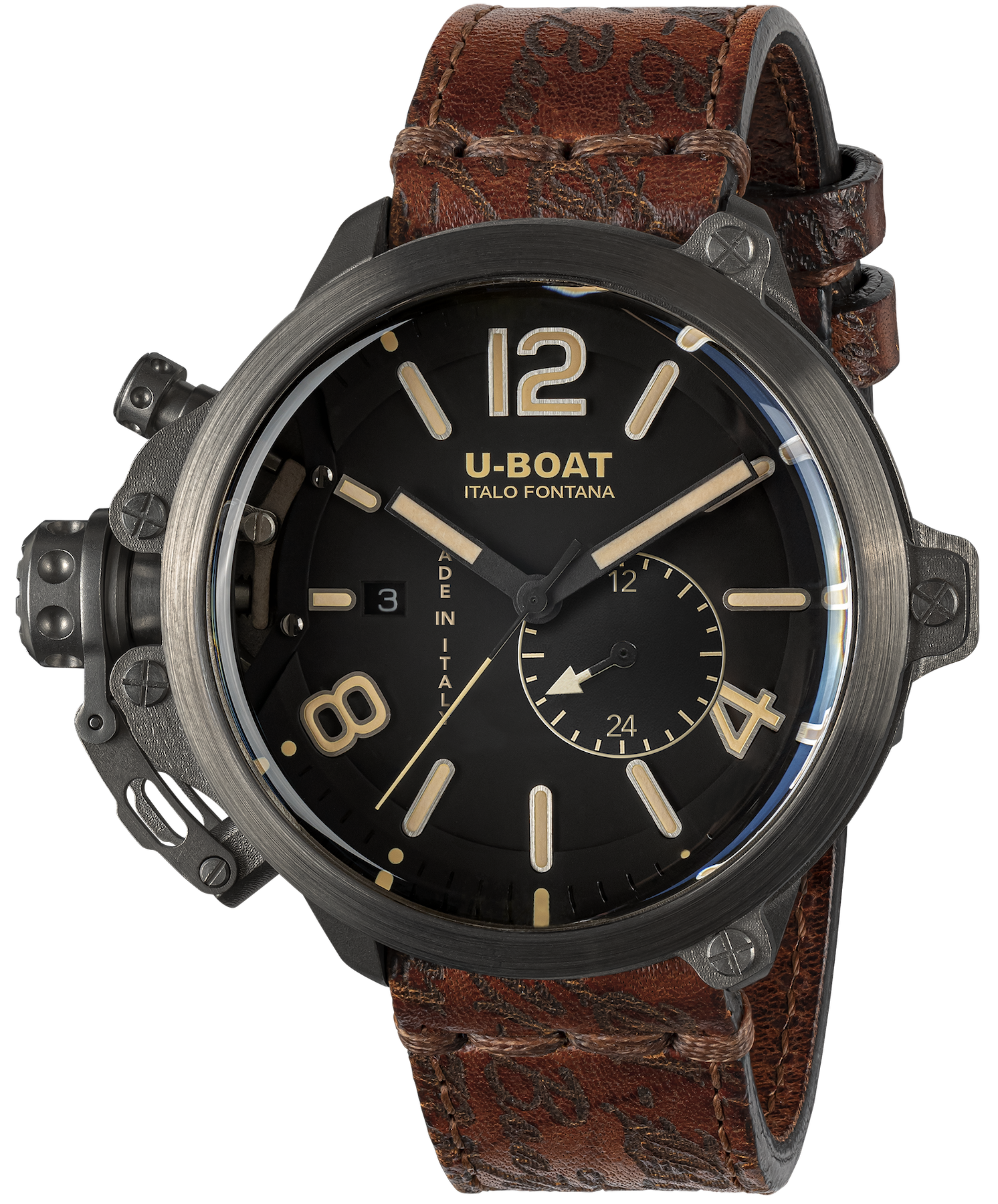 Photos - Wrist Watch U-Boat Watch Capsule 50 T5 BK BE Limited Edition UB-1089 