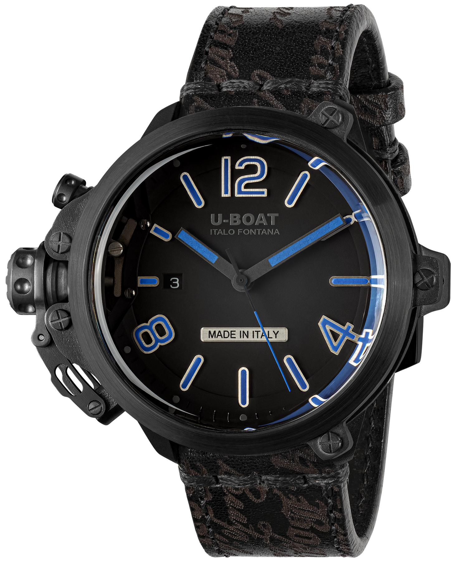 Photos - Wrist Watch U-Boat Watch Capsule 50 PVD Black BL Limited Edition UB-1092 
