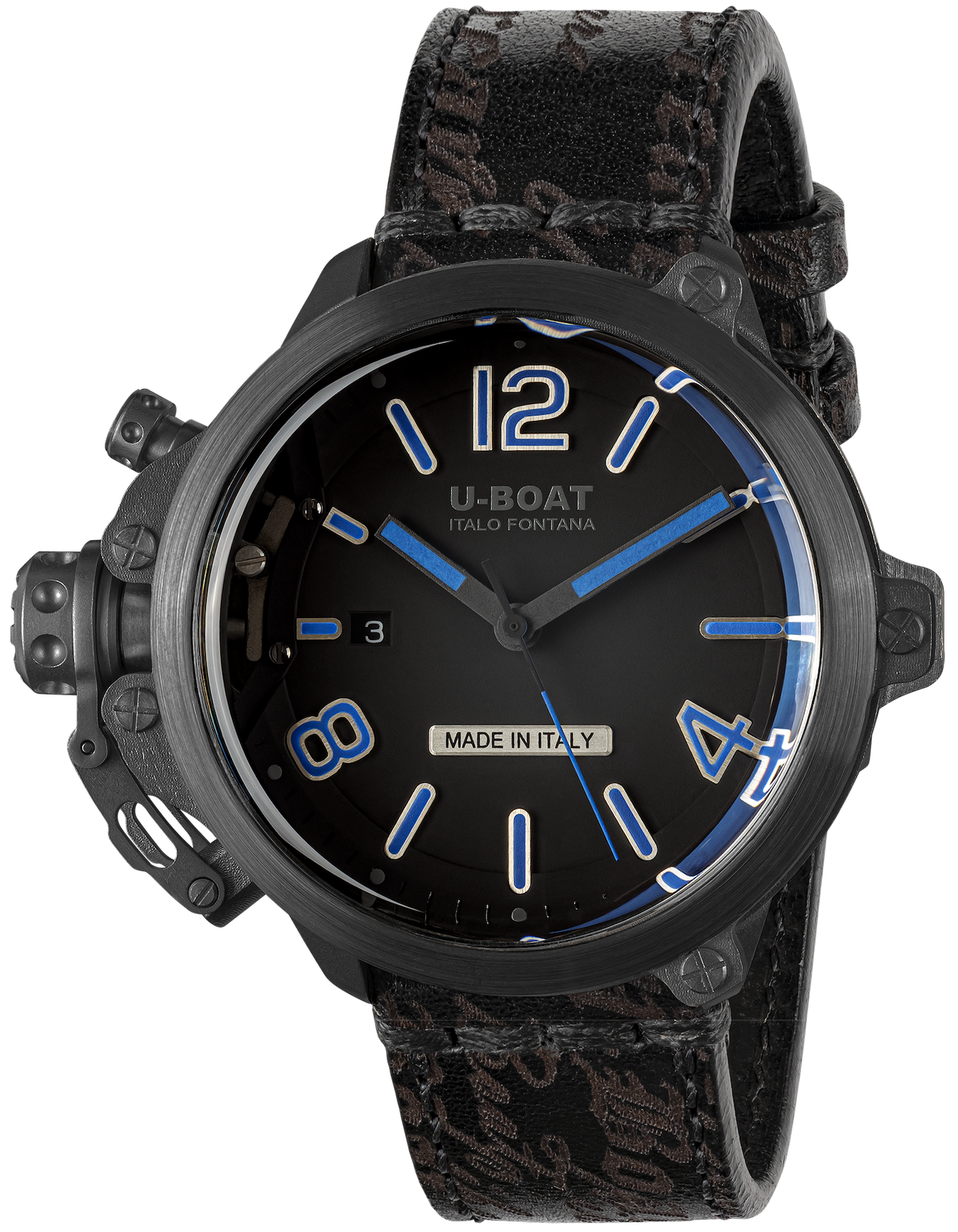 Photos - Wrist Watch U-Boat Watch Capsule 45 PVD Black BL Limited Edition UB-1090 