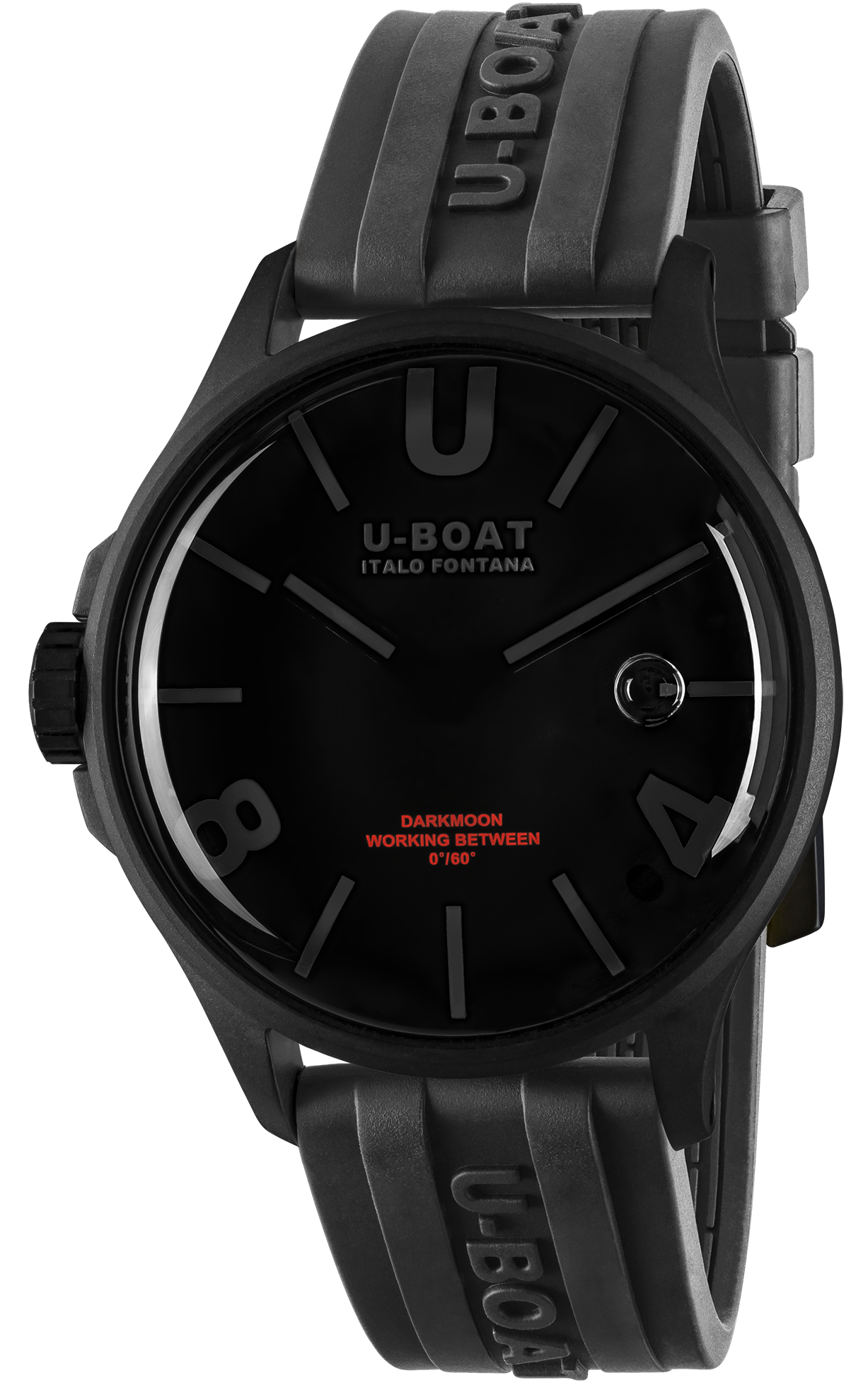 Photos - Wrist Watch U-Boat Watch Darkmoon 44 Black Curve PVD UB-1062 