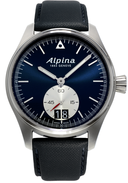 Photos - Wrist Watch Alpina Watch Startimer Pilot Small Second - Blue ALP-244 