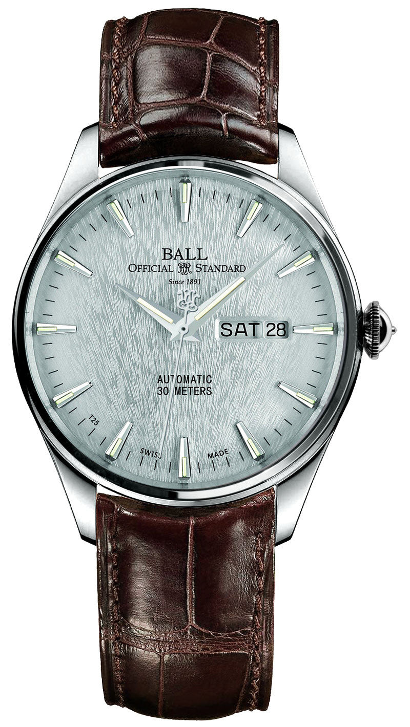 Photos - Wrist Watch Ball Watch Company Trainmaster Eternity - Silver BL-1170 