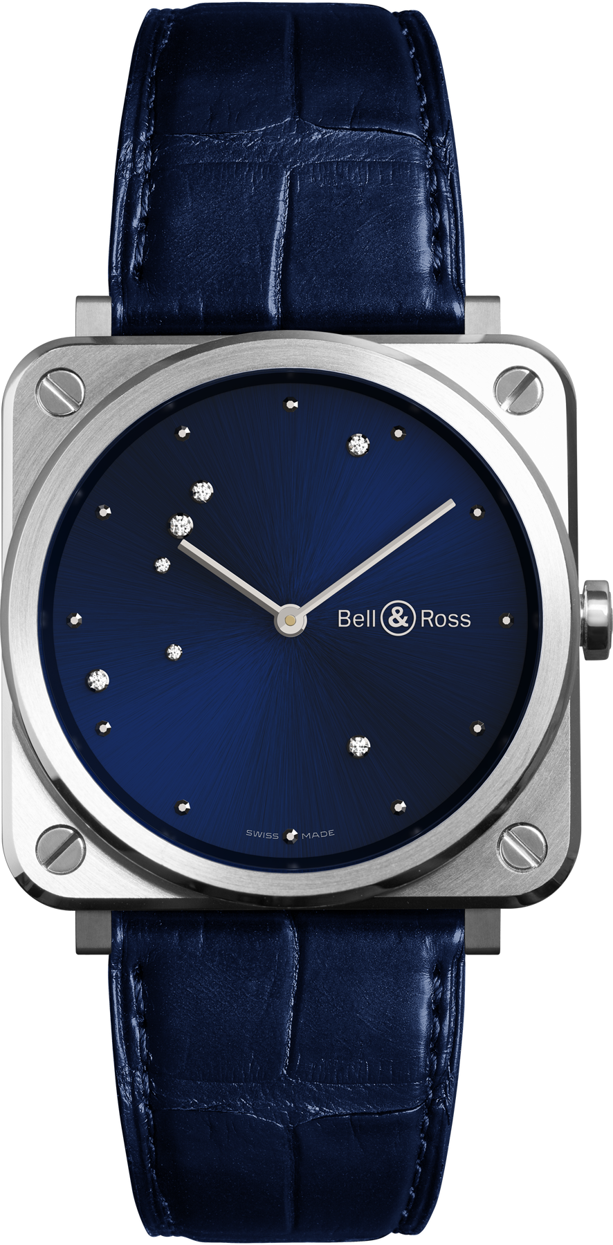 Photos - Wrist Watch Bell & Ross Watch BRS Blue Diamond Eagle D BR-671 