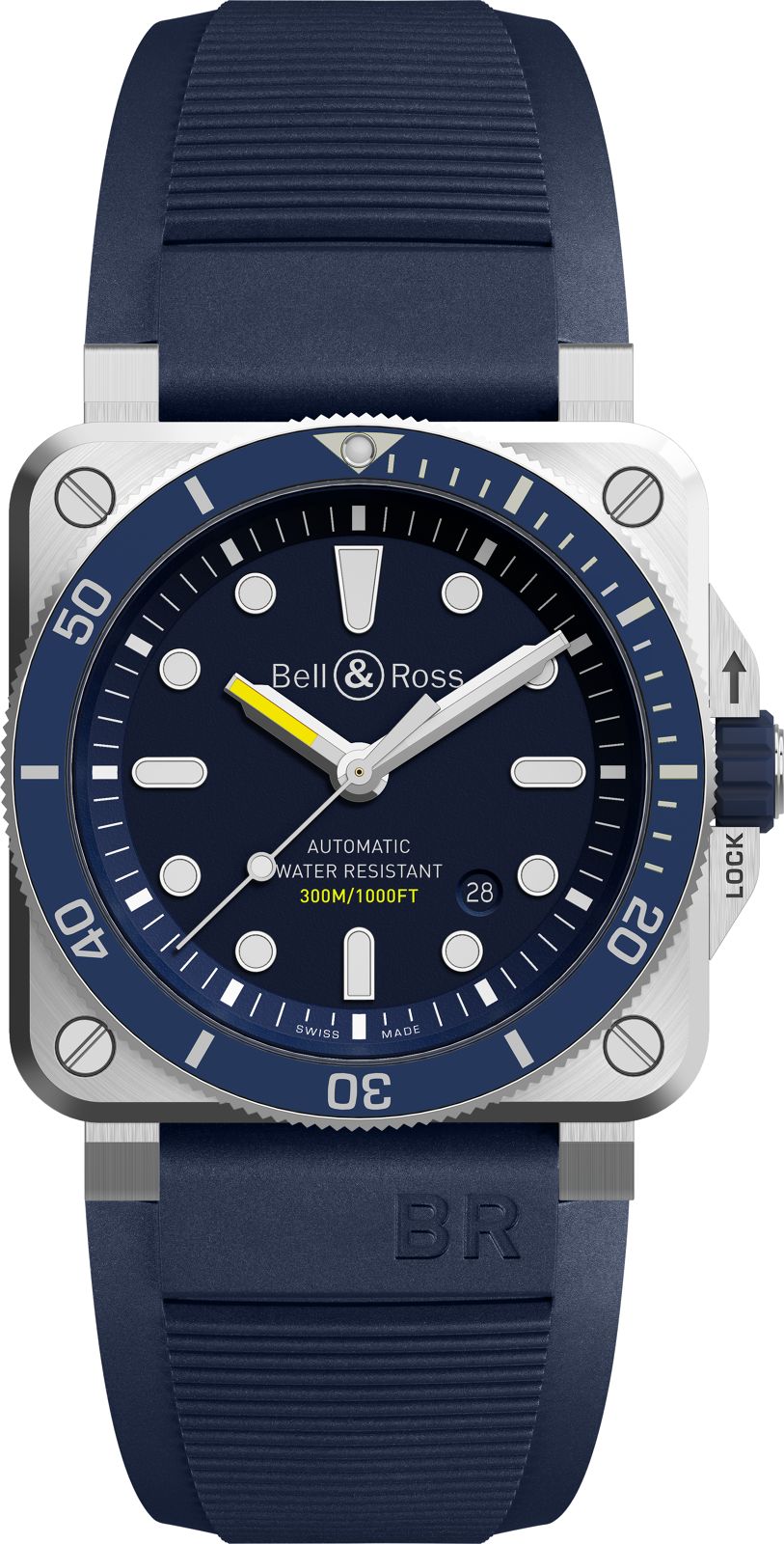 Photos - Wrist Watch Bell & Ross BR 03 92 Diver Blue BR-745 