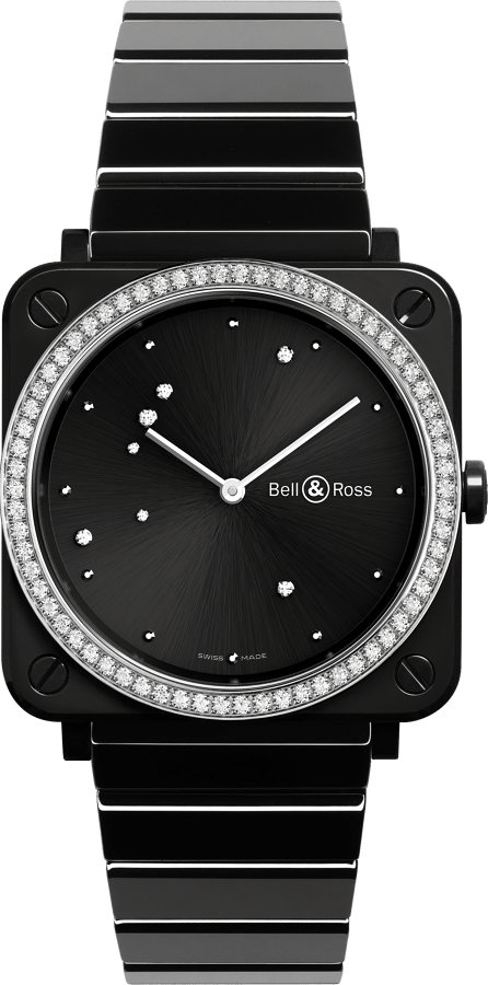 Bell & Ross Watch BRS Diamond Eagle Black