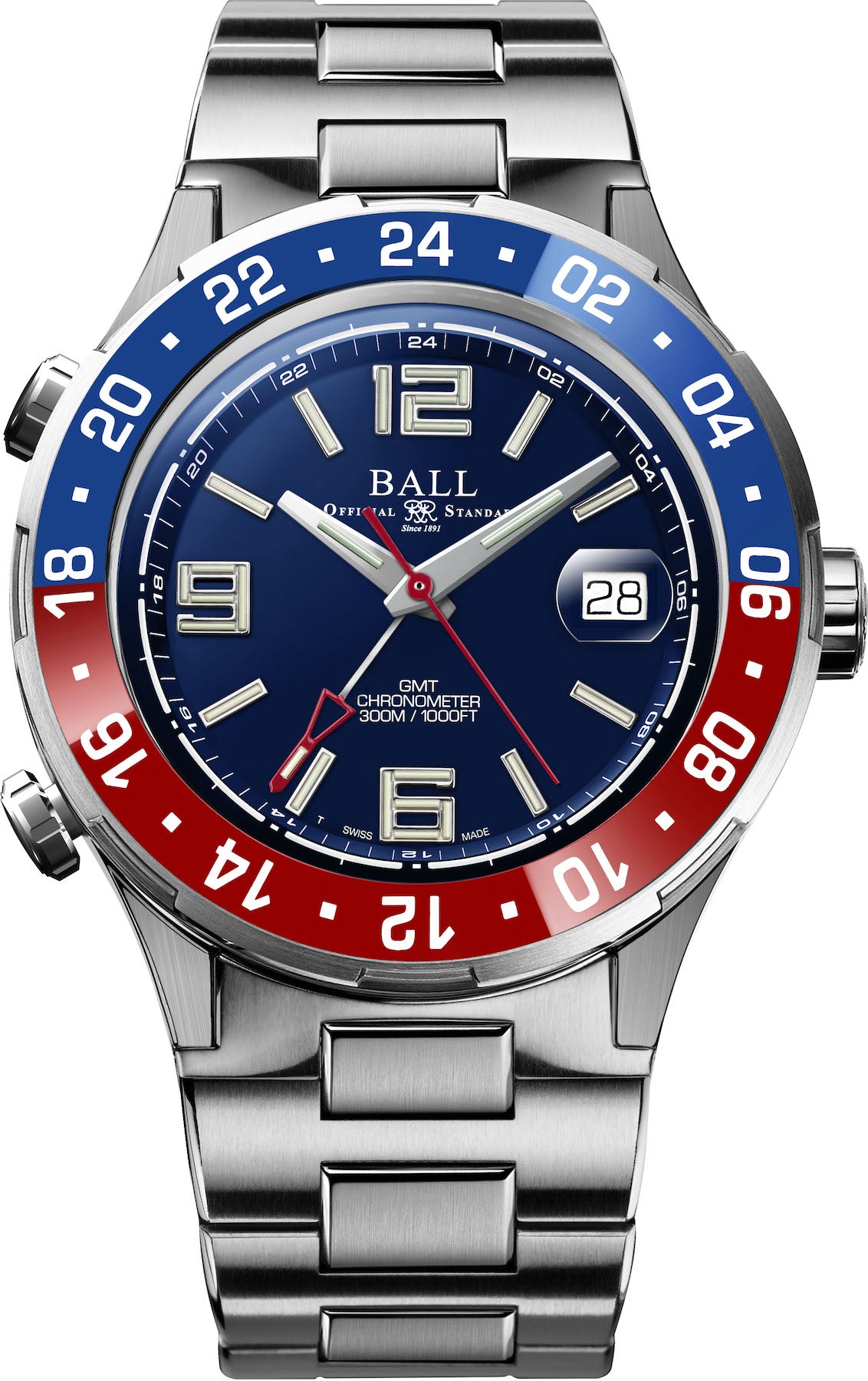 Photos - Wrist Watch Ball Watch Company Roadmaster Pilot GMT Limited Edition BL-2357 