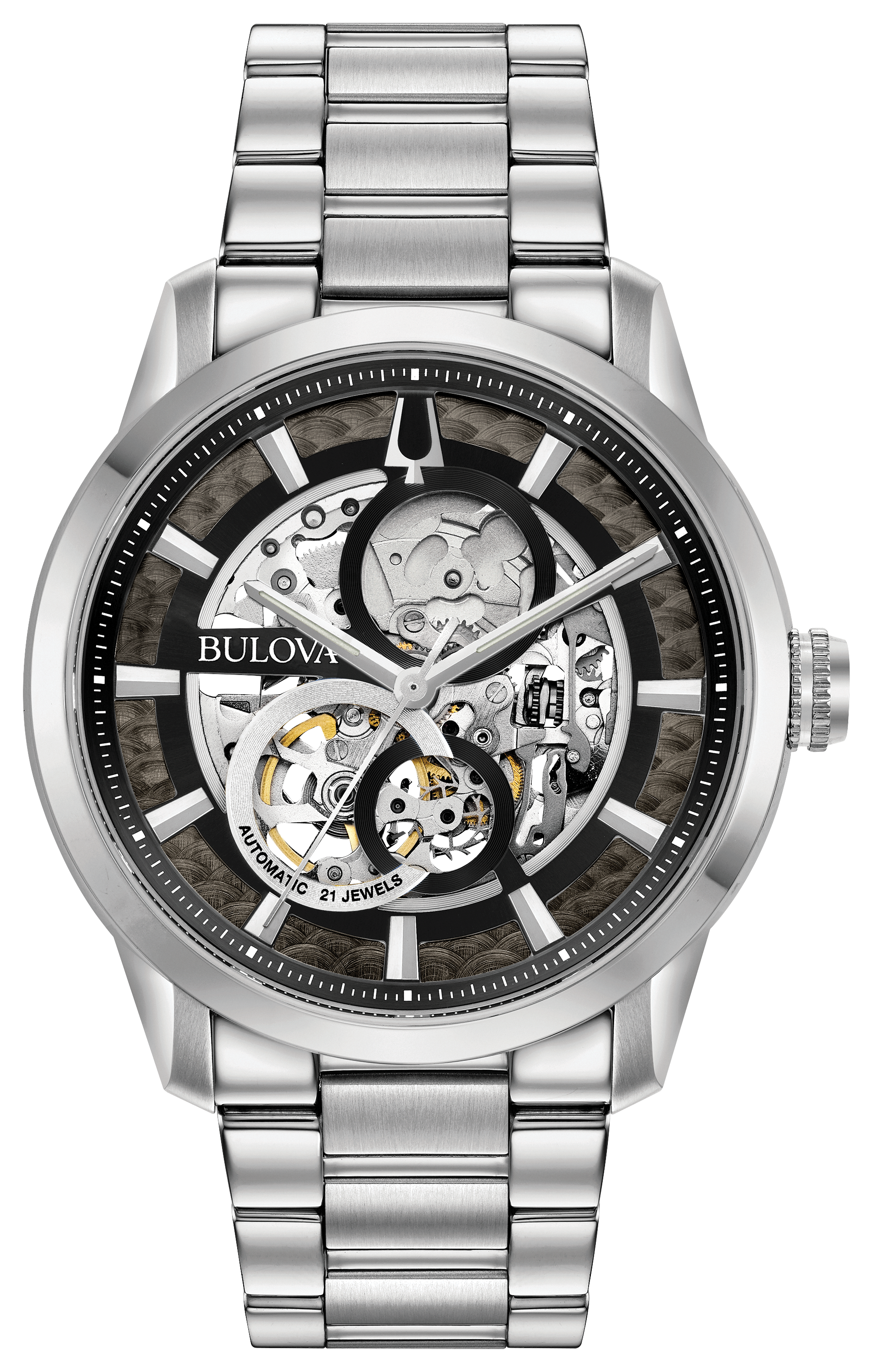 Bulova Men's Classic Stainless Steel Wrap Bracelet