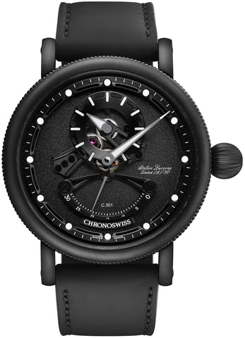 Chronoswiss Watch Open Gear ReSec Black Ice Limited Edition D CH-6925M ...