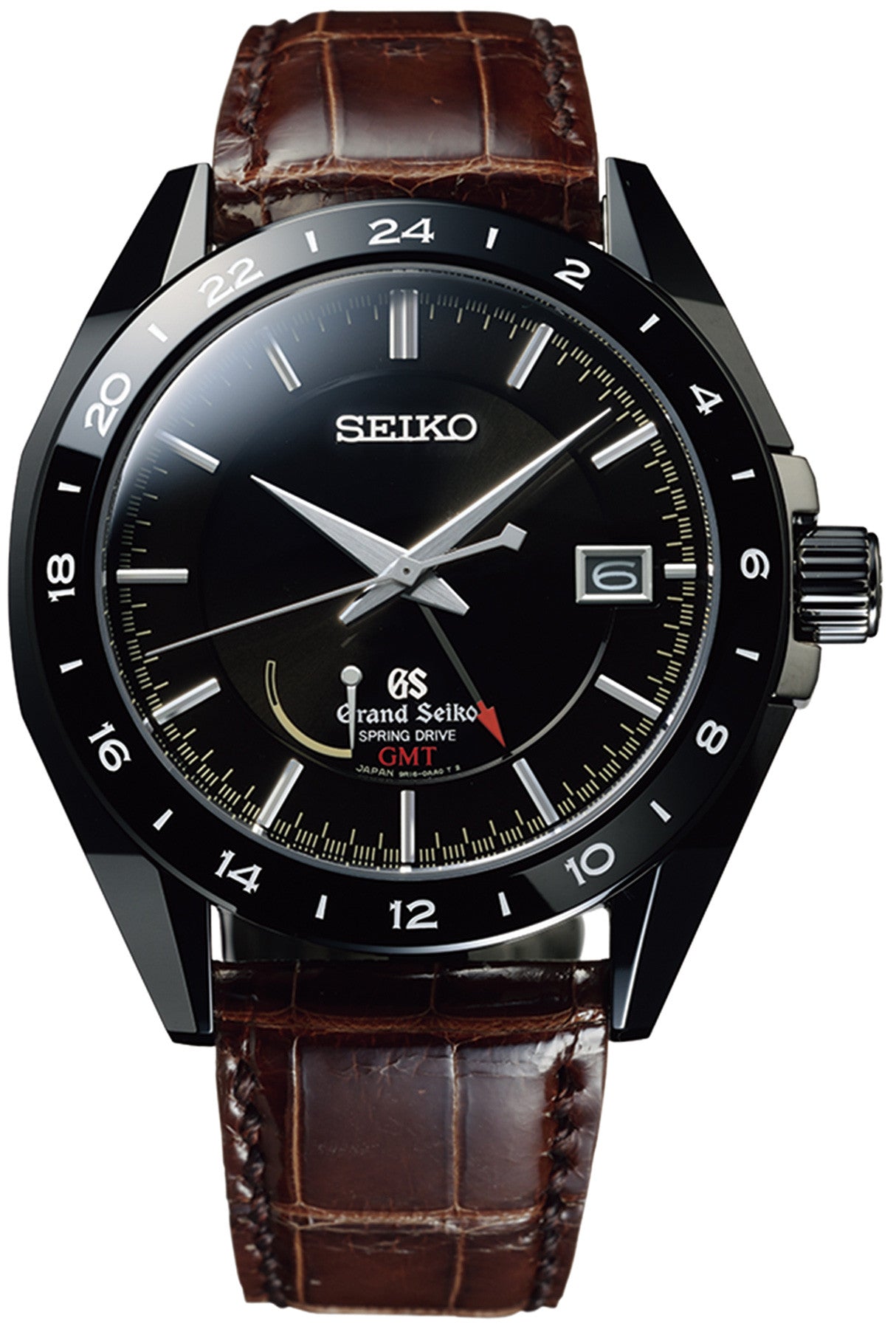 Grand Seiko Watch Spring Drive Sports Black Ceramic GMT Limited Edition  Supplier Model No: SBGE037G Watch | Jura Watches