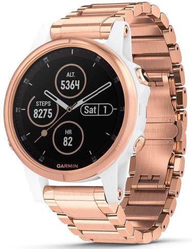 teenager skuffet fond Garmin Watch Fenix 5S Plus Sapphire Rose Gold Band 010-01987-11 Watch |  Jura Watches