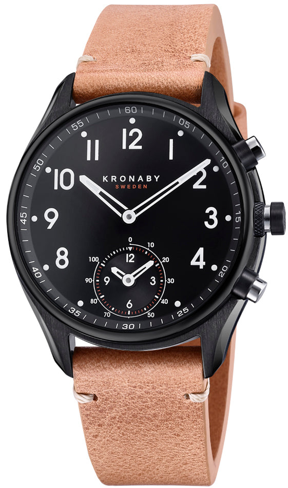 Photos - Wrist Watch Kronaby Watch Apex Smartwatch - Black KRB-002 
