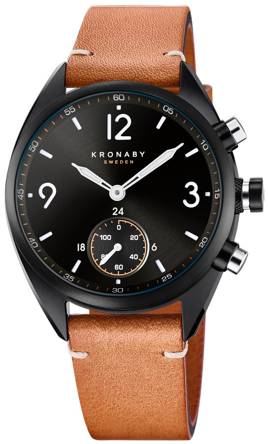Photos - Wrist Watch Kronaby Watch Apex Smartwatch - Black KRB-046 