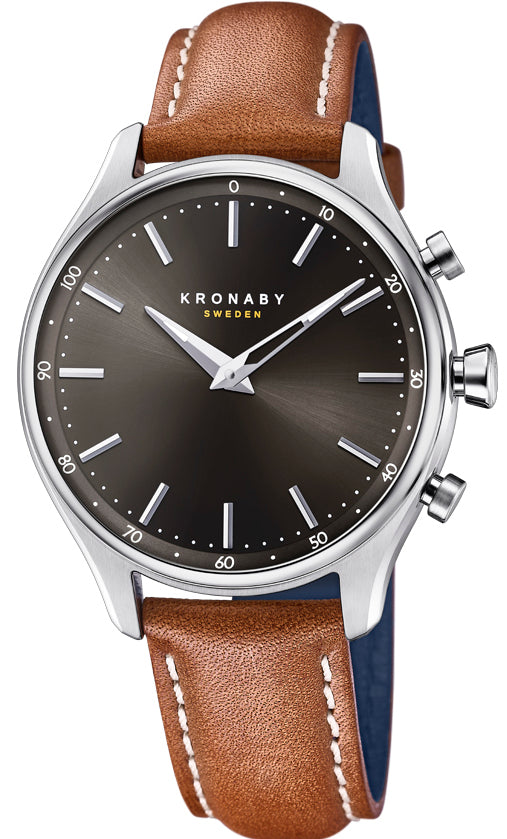 Photos - Wrist Watch Kronaby Watch Sekel Smartwatch - Black KRB-025 