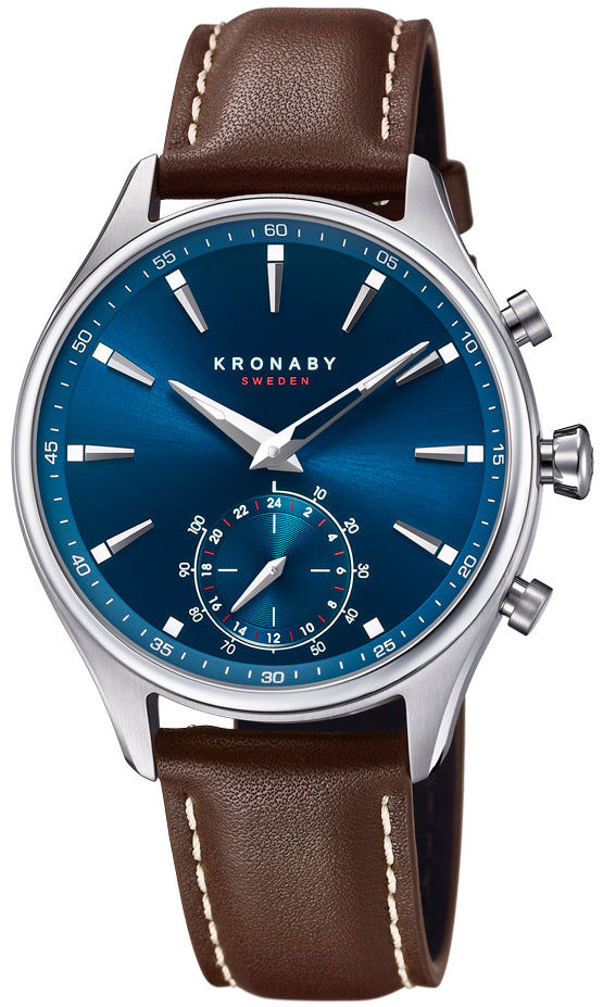 Photos - Wrist Watch Kronaby Watch Sekel Smartwatch - Blue KRB-037 