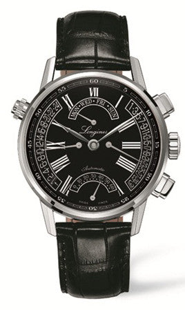 Longines Watch Heritage Retrograde Mens L4.797.4.51.2 Watch | Jura Watches