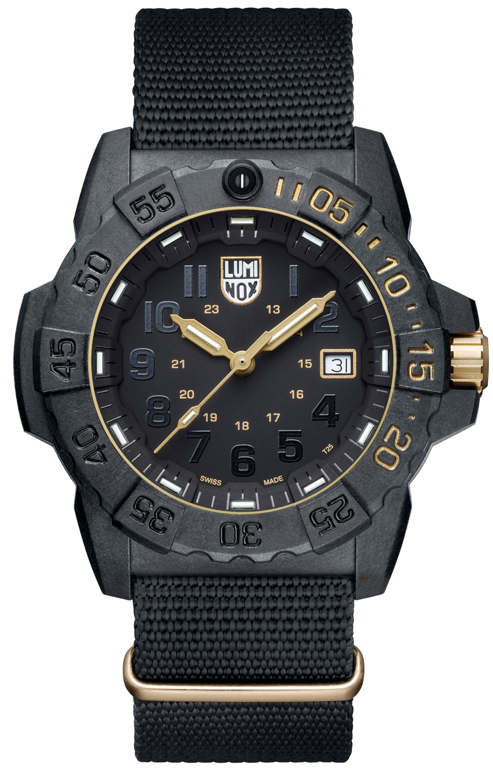 Luminox Watch Navy Seal Steel 3500 Series limited Edition D 3501.GOLD ...