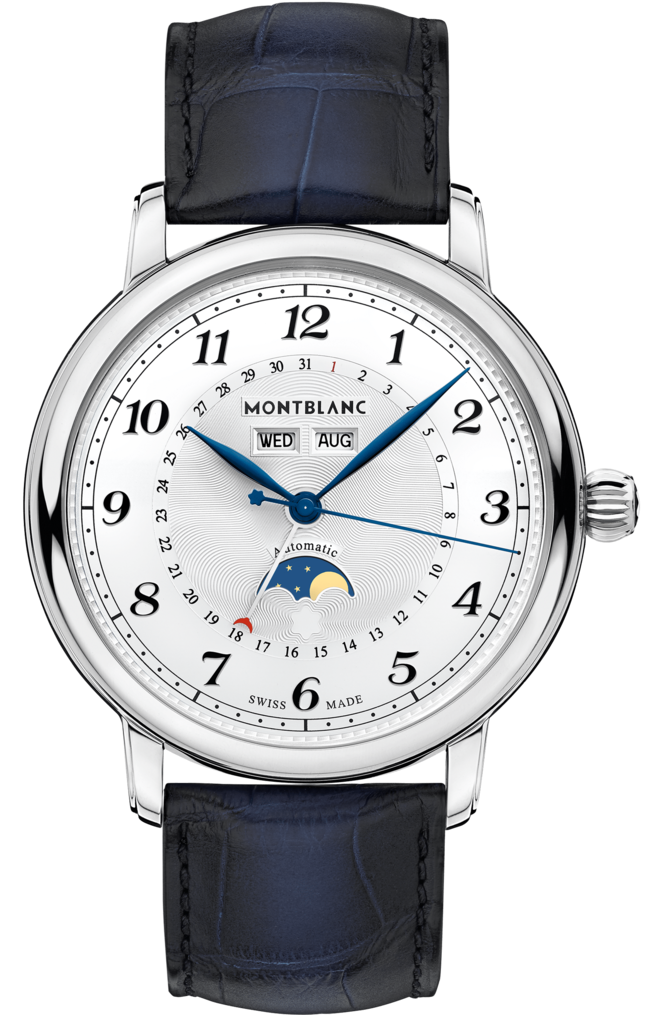 Photos - Wrist Watch Mont Blanc Montblanc Watch Star Legacy Full Calendar - Silver MNTB-115 