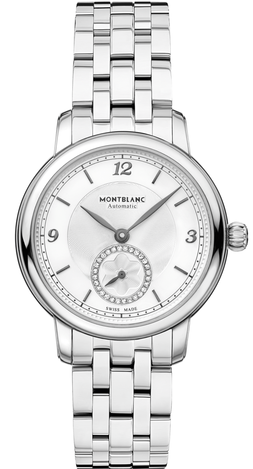 Photos - Wrist Watch Mont Blanc Montblanc Watch Star Legacy Small Second - Silver MNTB-131 