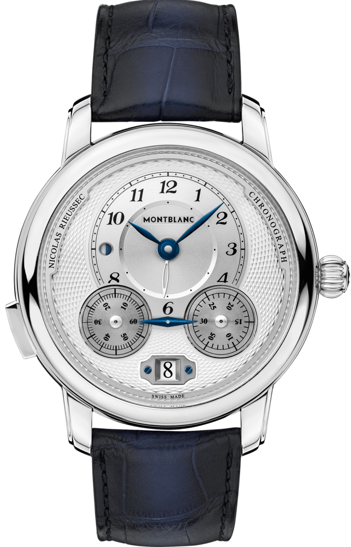 Photos - Wrist Watch Mont Blanc Montblanc Watch Star Legacy Nicolas Rieussec Chronograph - Silver MNTB-122 