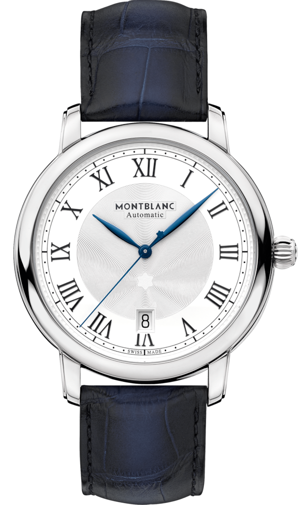 Photos - Wrist Watch Mont Blanc Montblanc Watch Star Legacy Automatic Date - Silver MNTB-102 