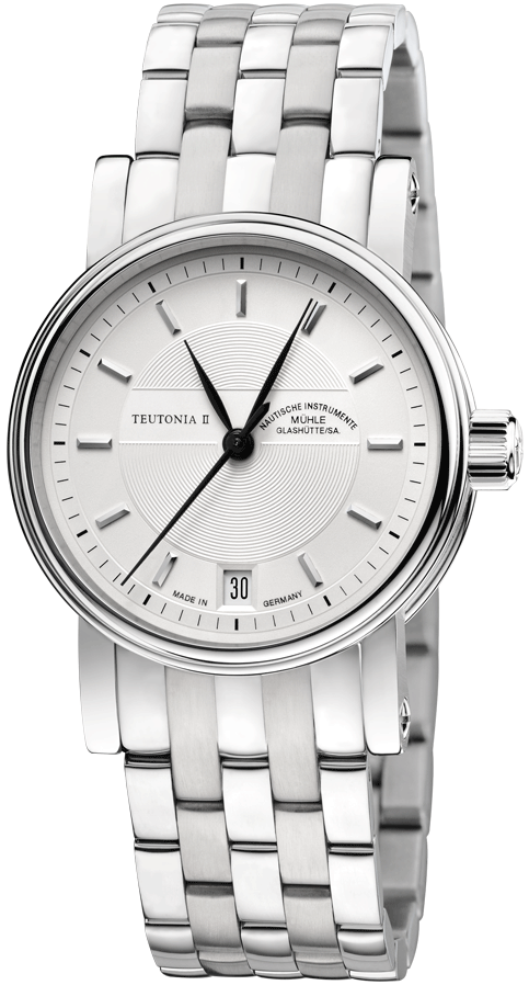 Muhle Glashutte Watch Teutonia II Medium M1-30-25-MB Watch | Jura Watches