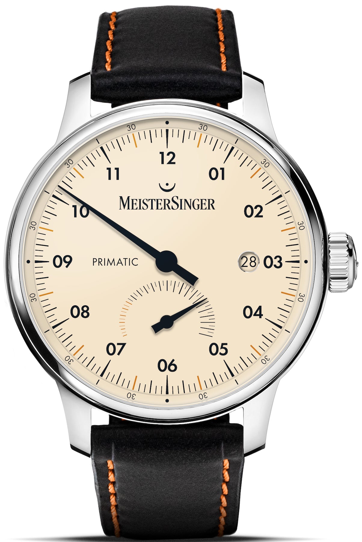 Photos - Wrist Watch MeisterSinger Watch Primatic - Cream MS-366 