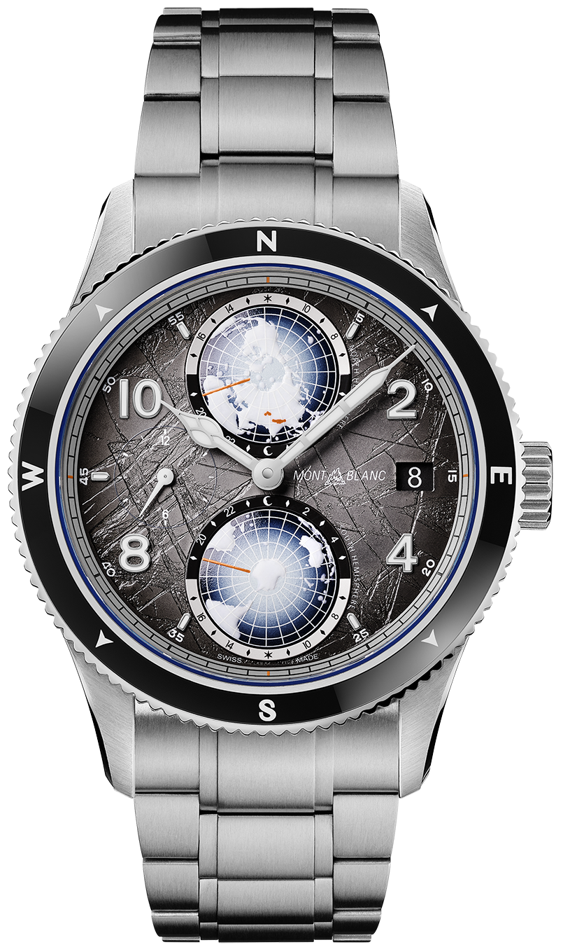 Photos - Wrist Watch Mont Blanc Montblanc Watch 1858 Geosphere 0 Oxygen The 8000 MNTB-195 
