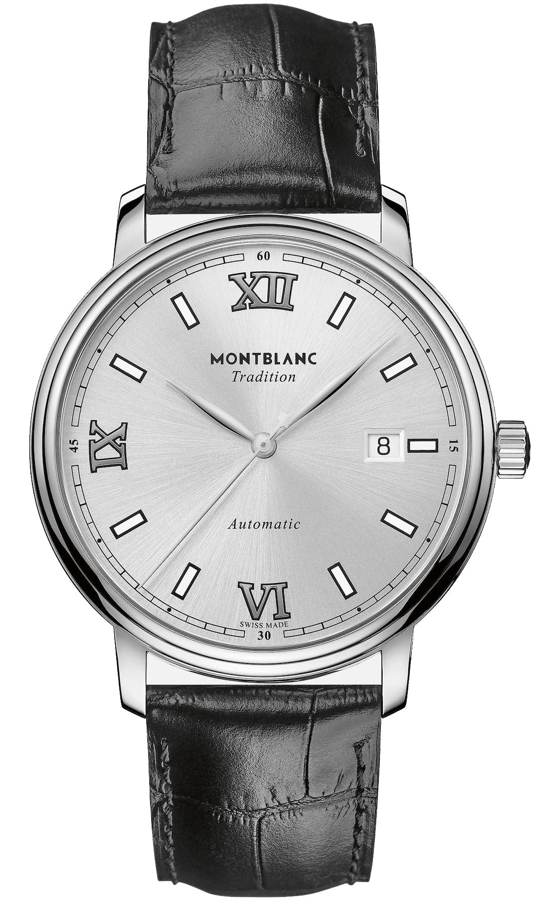 Photos - Wrist Watch Mont Blanc Montblanc Watch Tradition Automatic - Silver MNTB-045 
