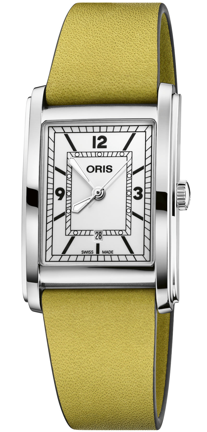 Oris Watch Rectangular Yellow