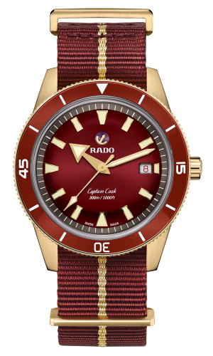 Photos - Wrist Watch RADO Watch Captain Cook Bronze - Burgundy RDO-855 