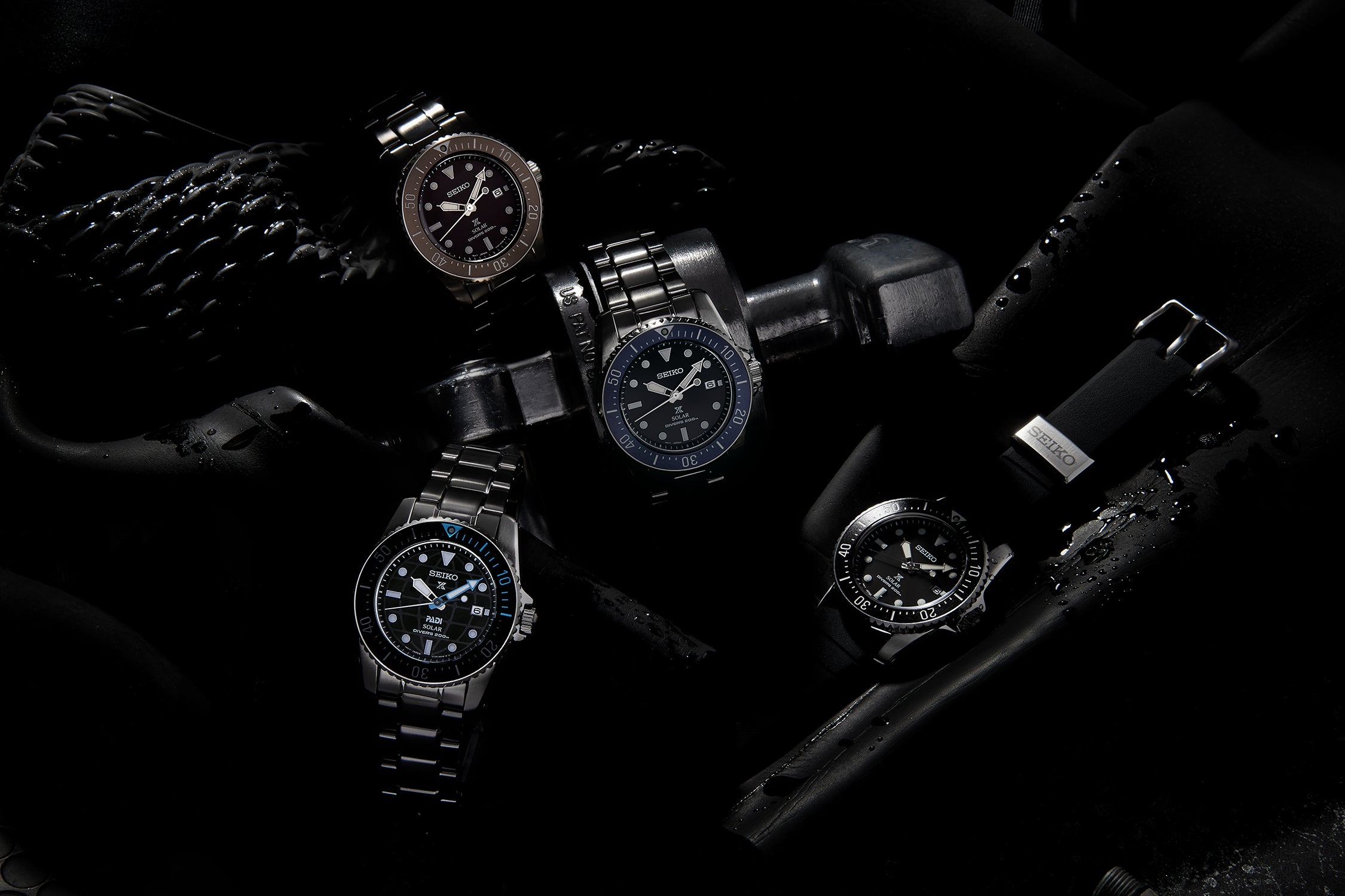 Seiko Watch Prospex Compact Solar Scuba Diver SNE569P1 Watch | Jura Watches