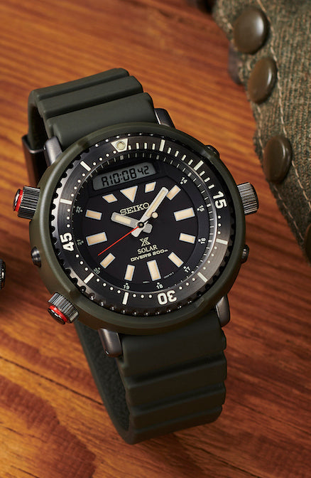 Seiko Watch Prospex Street Series Tuna Arnie Safari Edition SNJ031P1 Watch  | Jura Watches