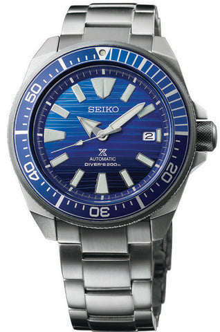 Seiko Watch Prospex Samurai Save the Ocean Blue Whale Special Edition  SRPC93K1 Watch | Jura Watches