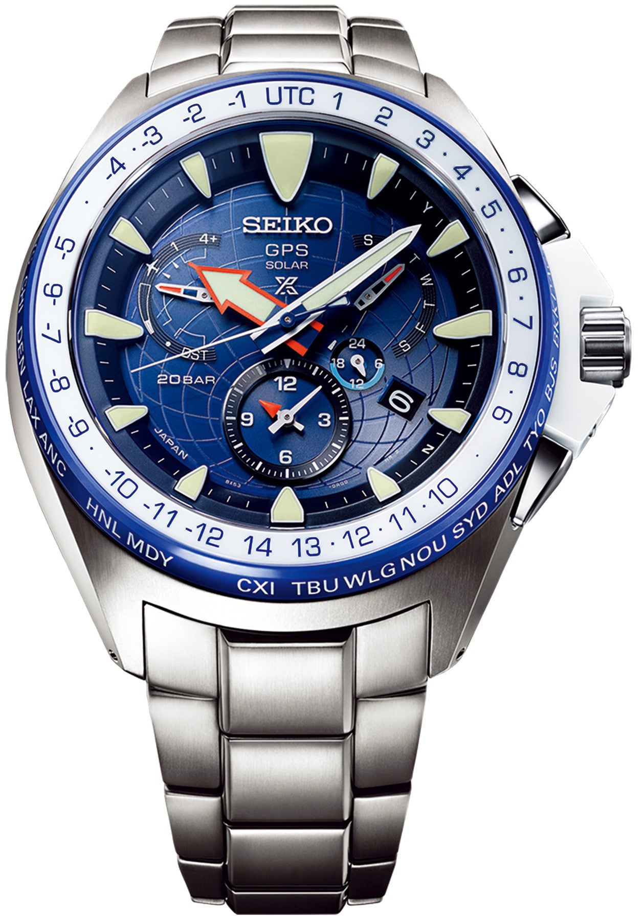 Seiko Watch Prospex Marinemaster GPS Limited Edition Supplier Model No:  SSF001J1 Watch | Jura Watches