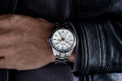 Seiko Presage Watch Sharp Edged GMT X Zero Halliburton Limited Edition  SPB269J1 Watch | Jura Watches