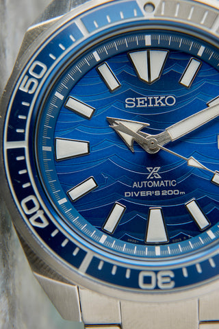 Seiko Watch Prospex Samurai Save the Ocean Great White Special Edition  SRPD23K1 Watch | Jura Watches