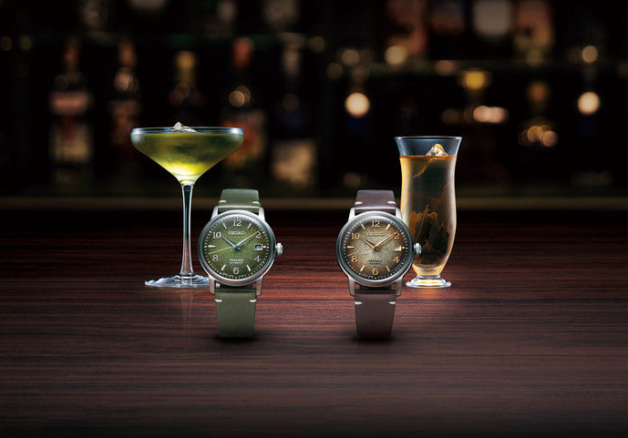 Seiko Presage Watch Cocktail Time Matcha Limited Edition SRPF41J1 Watch |  Jura Watches