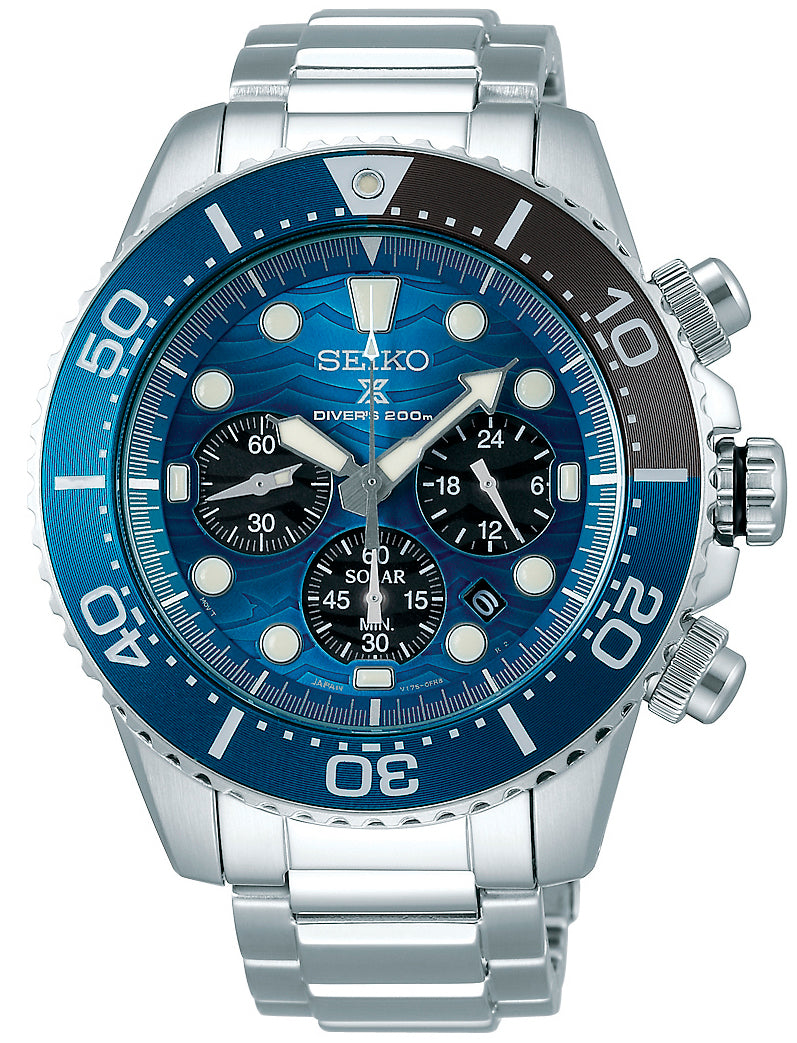 Seiko Watch Prospex Save the Ocean Solar Special Edition D