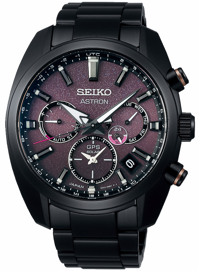 Seiko Astron Watch 5X Dual Time Yozakura Limited Edition