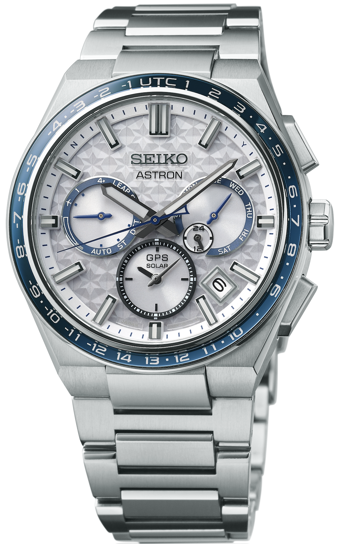 Photos - Wrist Watch Seiko Astron Watch GPS Solar 5X Dual Time Galactic Blue Limited Edition SE 