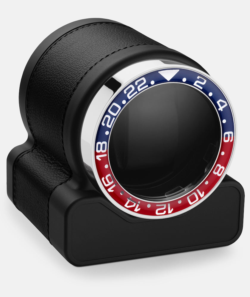 Photos - Watch Box / Winder Tempo Scatola del  Watch Winder Rotor One Black Pepsi Bezel - Black SCDT-00 