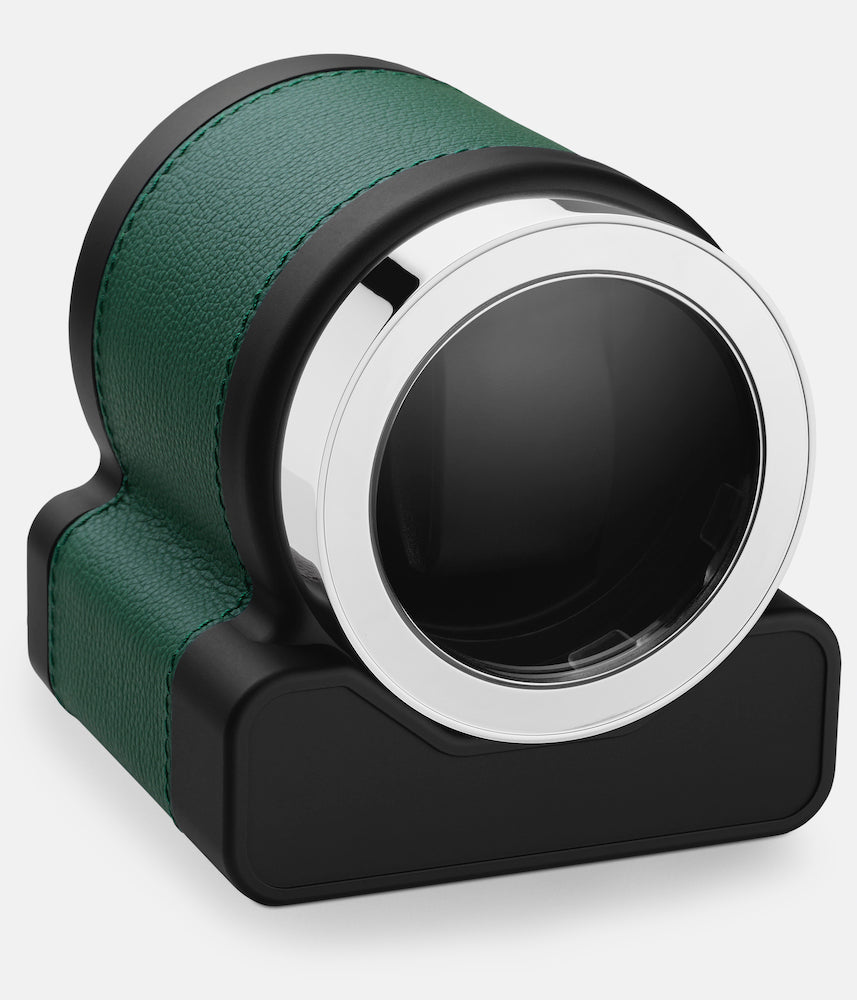 Photos - Watch Box / Winder Tempo Scatola del  Watch Winder Rotor One Green - Black SCDT-006 