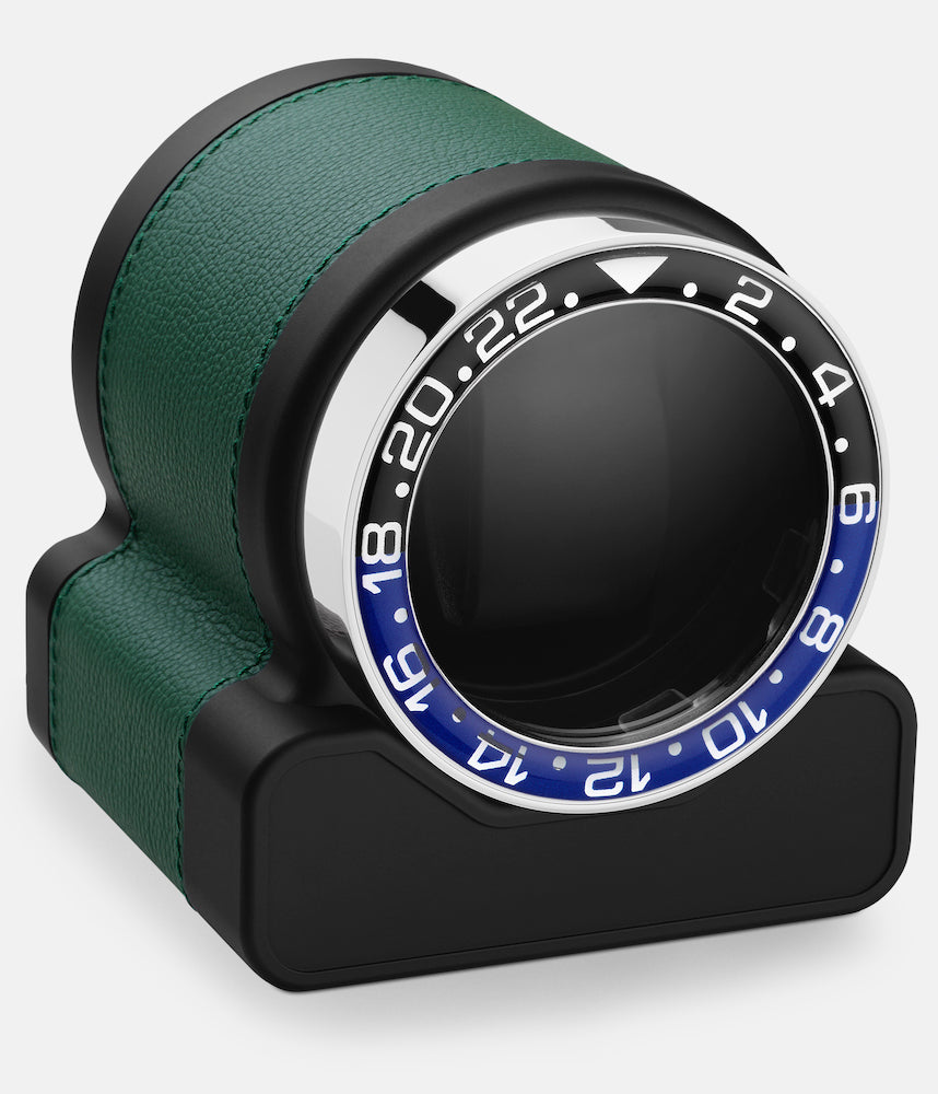 Photos - Watch Box / Winder Tempo Scatola del  Watch Winder Rotor One Green Batman Bezel - Black SCDT-0 
