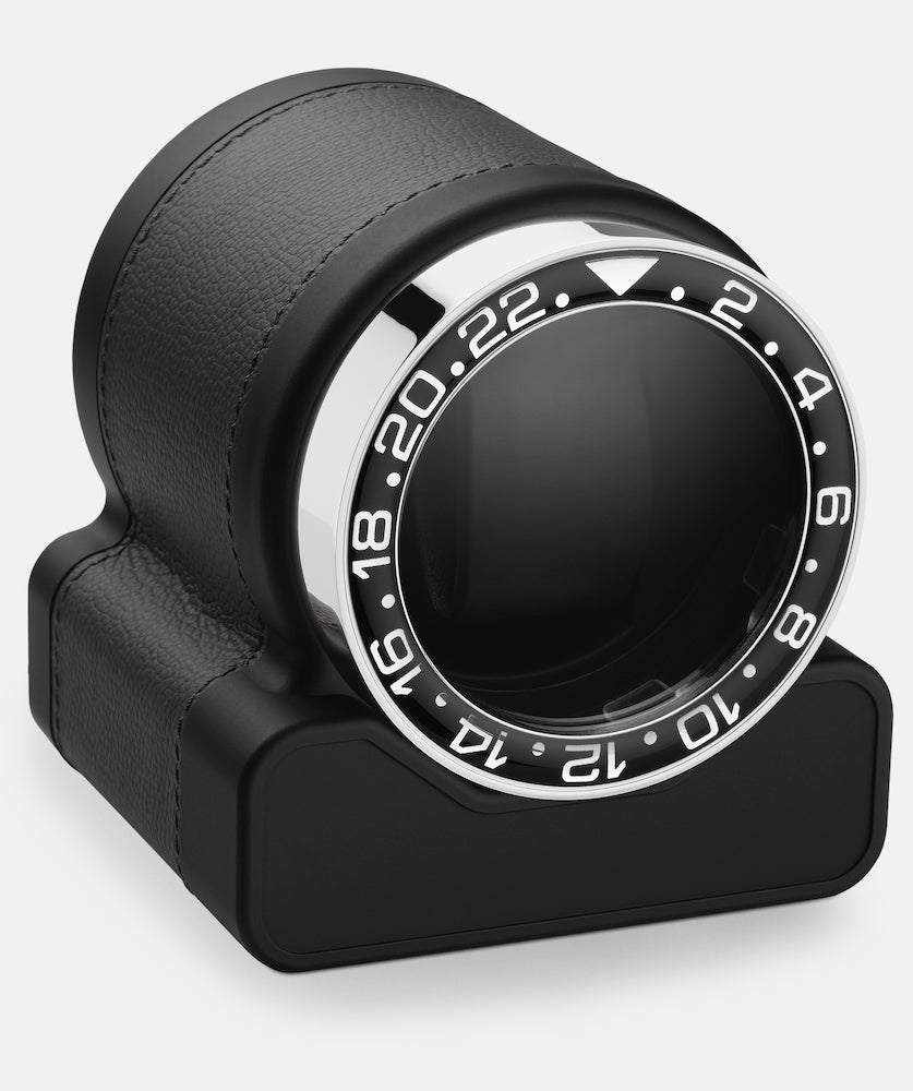 Photos - Watch Box / Winder Tempo Scatola del  Watch Winder Rotor One Grey Black Bezel - Black SCDT-019 