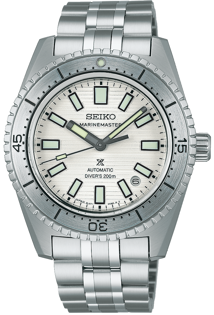 Seiko Watch Prospex White High Water Marinemaster 1965 Divers Reinterpretation Limited Edition