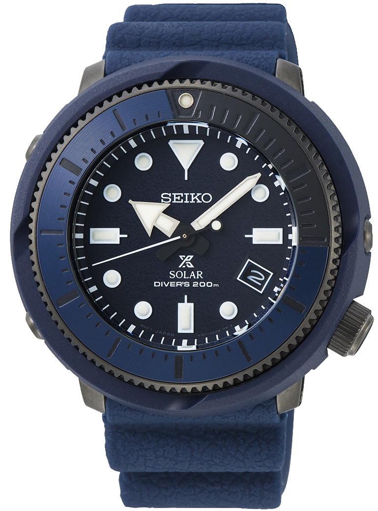 Seiko Watch Prospex Street Series Solar Diver Blue