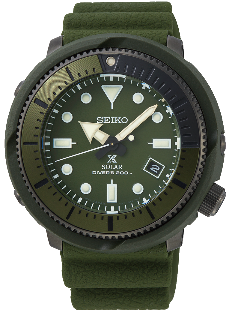 Seiko Watch Prospex Street Series Solar Diver Green