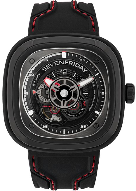 Photos - Wrist Watch SevenFriday Watch P3C/02 Racer III - Black SVF-045 